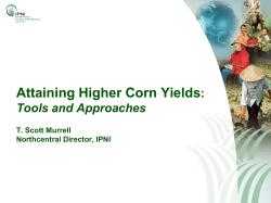 Scott Murrell &ndash; AGVISE Higher Corn Yields