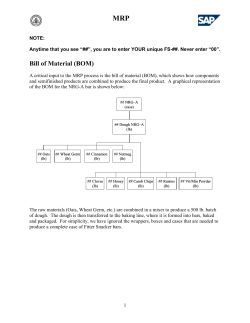 Customer Order Process in SAP R/3