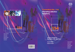 Promoting collective bargaining, convention No. 154