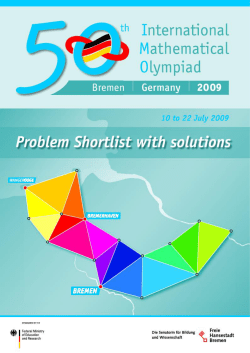 2009 - International Mathematical Olympiad
