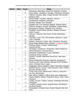 Mobile Week Route Stops 1 1 1 Stanshope, Alstonfield, Hulme End