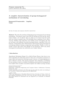 A complete characterization of group