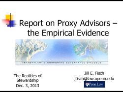 present - European Corporate Governance Institute