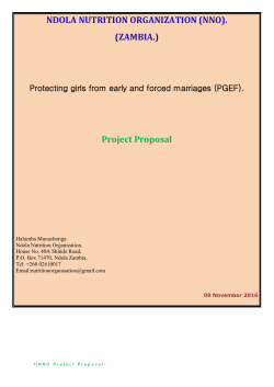 Account Name : Ndola Nutrition Organisation