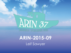 PPT - ARIN