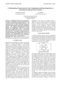 A Mathematical Framework for Unit Commitment and