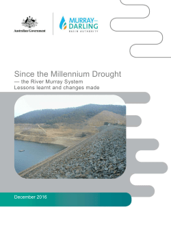 Since the Millennium Drought - Murray