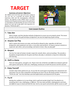 target - The First Tee of Greater Seattle