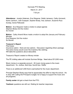 March 2017 - Kennedy Middle School PTO
