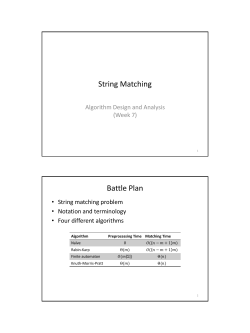 String Matching