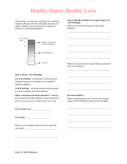 Healthy Habits, Healthy Lives This brochure can help you learn