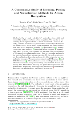 A Comparative Study of Encoding, Pooling and Normalization