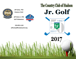 330-650-1192  Jeff Camp, PGA