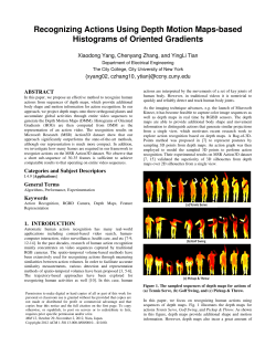 Recognizing Actions Using Depth Motion Maps-based