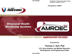 Apache Optimized Structural Health Monitoring for Cracks and