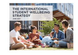 the international student wellbeing strategy