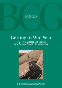 Getting to Win-Win