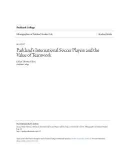 Parkland`s International Soccer Players and the Value of Teamwork