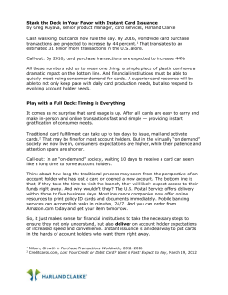 Stack the Deck in Your Favor with Instant Card Issuance