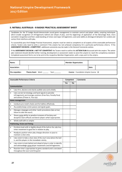 B Badge Practical Assessment Sheet