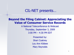 Best Practices in IL Training Skills for NHT