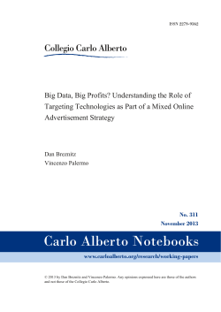 Big Data, Big Profits? Understanding the Role of Targeting