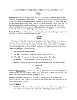 XA UNI Constitution NEW - University of Northern Iowa