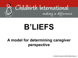 Client and the caregiver have different beliefs