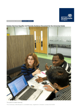 Estates Services Equality and Diversity Policy