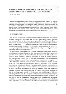 possible-worlds semantics for rule-based expert