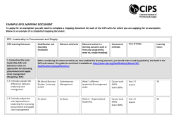 example mapping document
