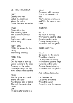 Let the river run - Solihull Pop Chorus