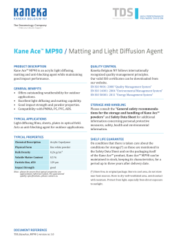Kane Ace™ MP90 / Matting and Light Diffusion Agent
