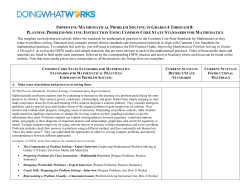 Improving Mathematical Problem Solving in Grades 4 Through 8