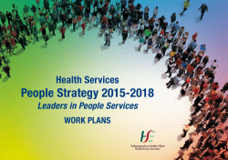 People Strategy 2015-2018 - Leaders in People Services