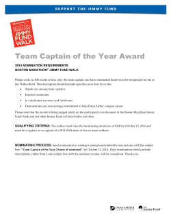 Team Captain of the Year Award