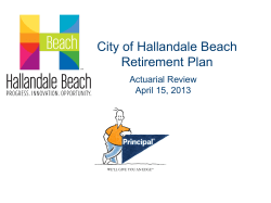 The Principal Title Page - City of Hallandale Beach