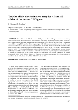 TaqMan allelic discrimination assay for A1 and A2 alleles of the