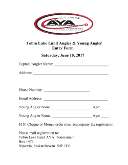Tobin Lake Lund AYA Tournament Rules