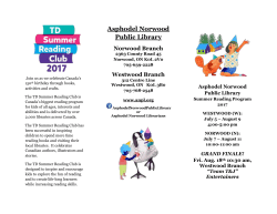TD-SRP Brochure 2017 - Asphodel