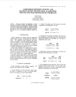 Comparison between genetic and gradient-based