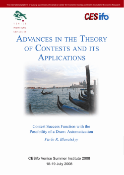 Contest Success Function with the Possibility of a Draw