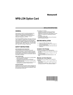 95-7729 - NPB-LON Option Card