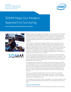 SDMM Maps Out A Modern Approach to Surveying
