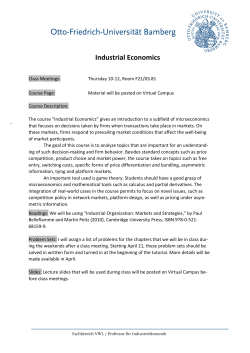 Industrial Economics