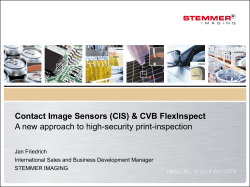 Contact Image Sensors (CIS)
