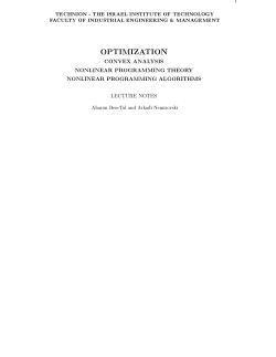 Convex Analysis and Optimization