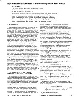 Non-Hamiltonian approach to conformal quantum field theory