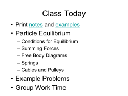 PowerPoint Presentation - 2_2D Particle Equilibrium