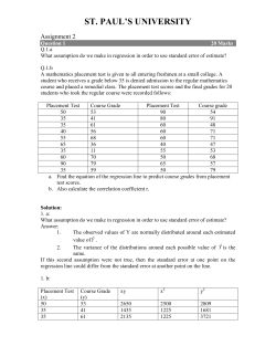 The Principle of Least Square